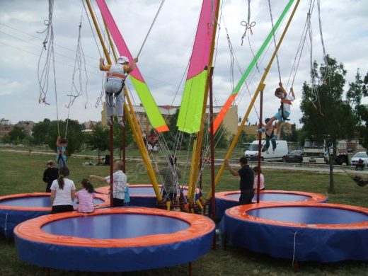 Ankara Şişme Oyunlar - 5'li Salto Trambolin